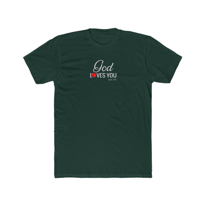 God Loves You Unisex Cotton Crew Tee