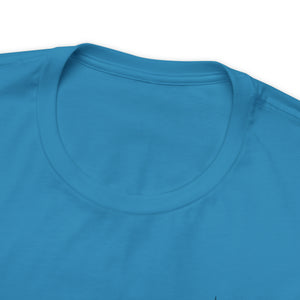God Renews My Strength Men’s Unisex Jersey Short Sleeve Tee (Back Design).