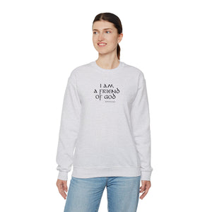 I Am A Friend Of God Women Unisex Heavy Blend™ Crewneck Sweatshirt