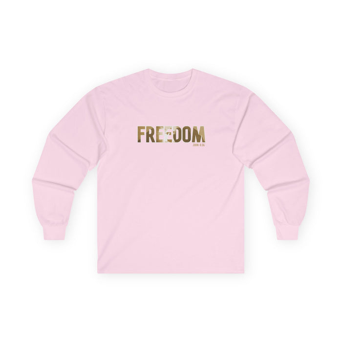 Freedom Gold Foil Long Sleeve Tee