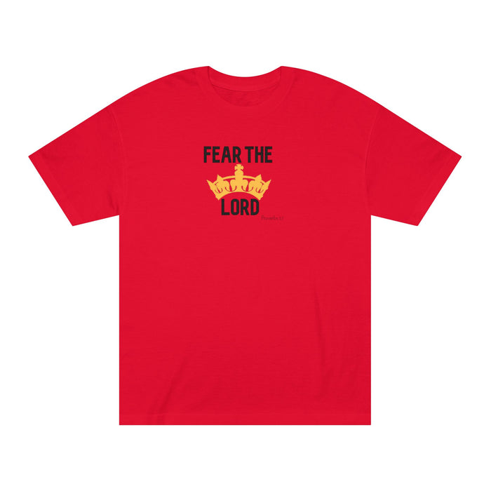 Fear The Lord T-Shirt — Christian Faith Tee with Crown Graphic