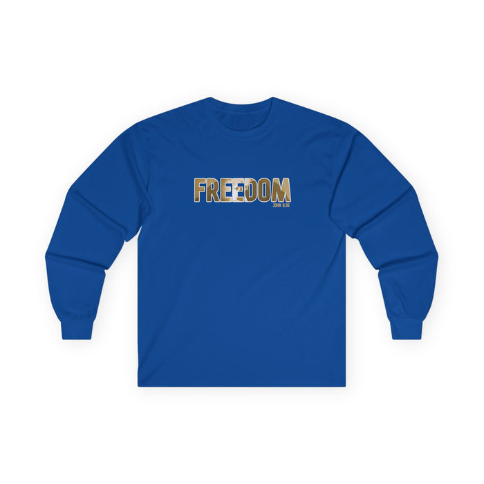 Freedom Gold Foil Long Sleeve Tee