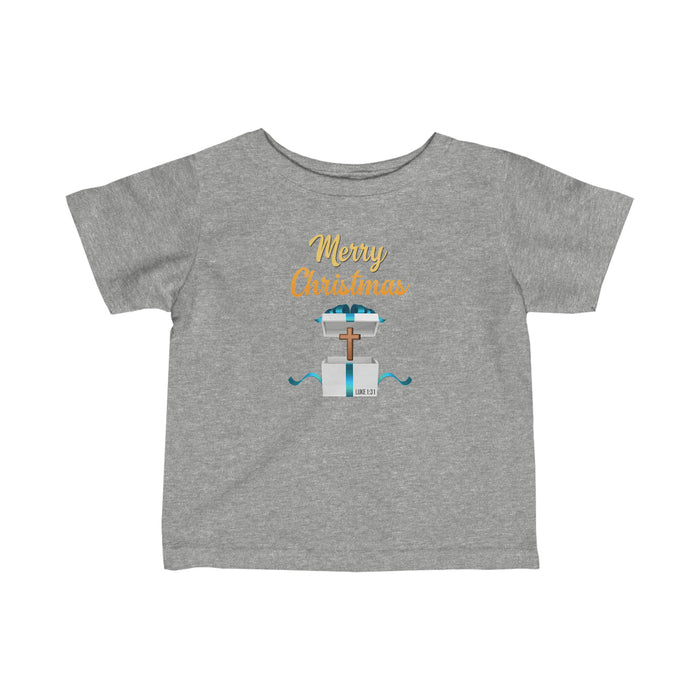Merry Christmas Infant Fine Jersey Tee