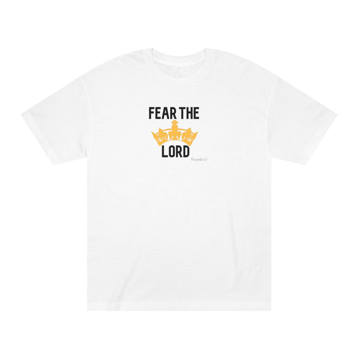 Fear The Lord T-Shirt — Christian Faith Tee with Crown Graphic