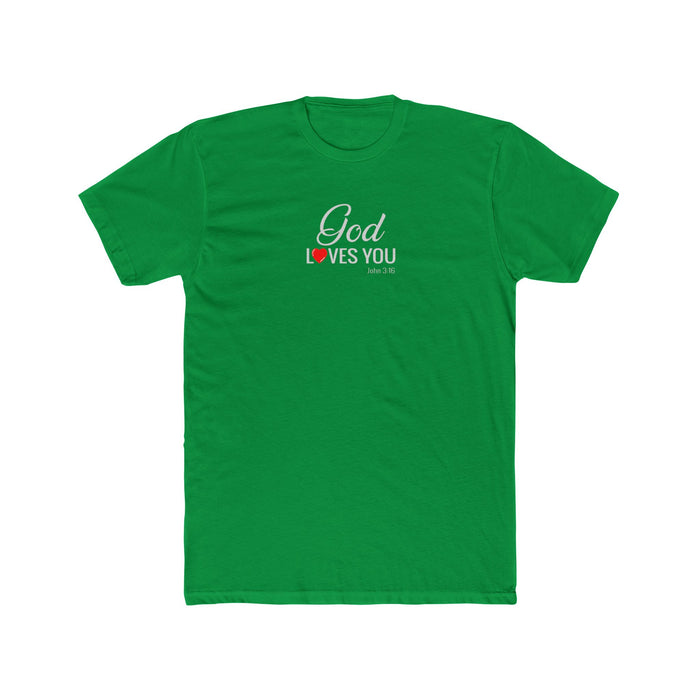 God Loves You Unisex Cotton Crew Tee