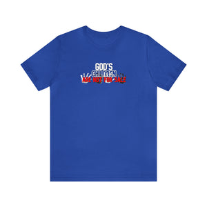 God’s Children are Not for Sale Women’s Unisex Jersey Short Sleeve Tee