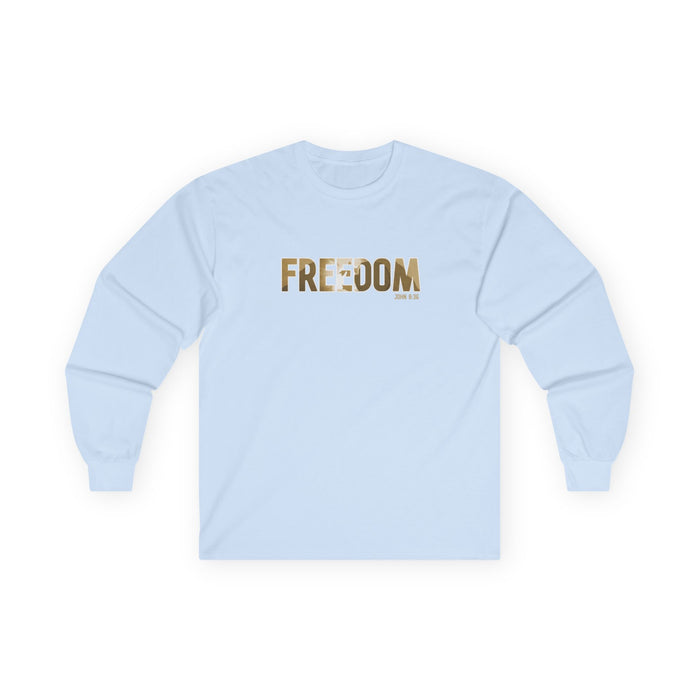 Freedom Gold Foil Long Sleeve Tee