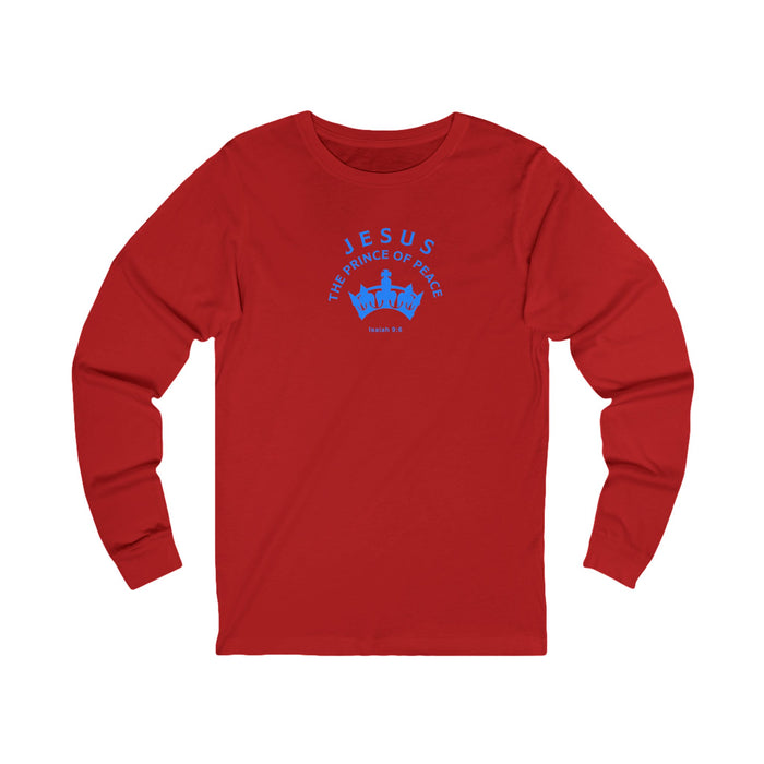 Jesus Prince of Peace Long Sleeve Tee — Faith Christian Shirt
