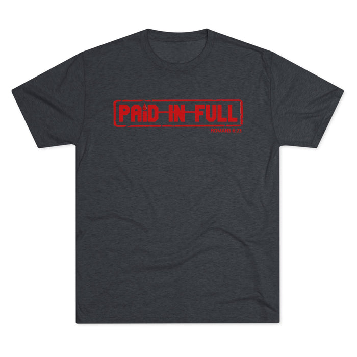 Paid In Full T‑Shirt — Christian Faith Romans 6:23 Tee