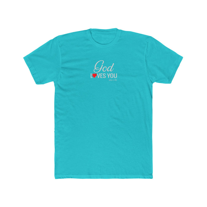 God Loves You Unisex Cotton Crew Tee