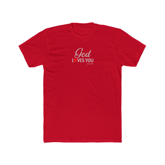 God Loves You Unisex Cotton Crew Tee