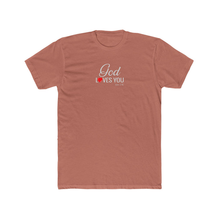 God Loves You Unisex Cotton Crew Tee