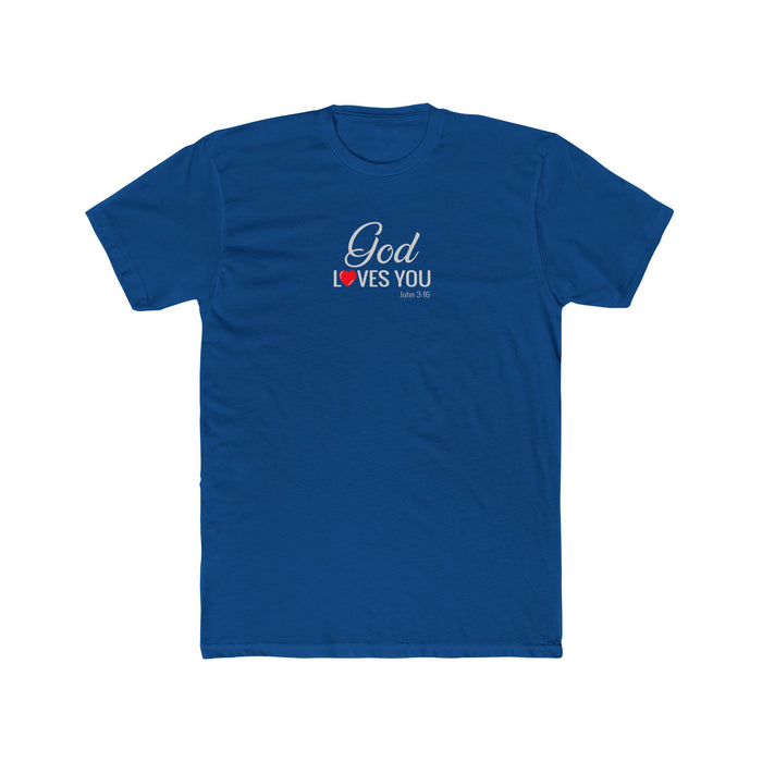 God Loves You Unisex Cotton Crew Tee