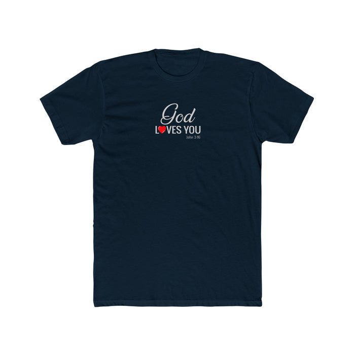 God Loves You Unisex Cotton Crew Tee