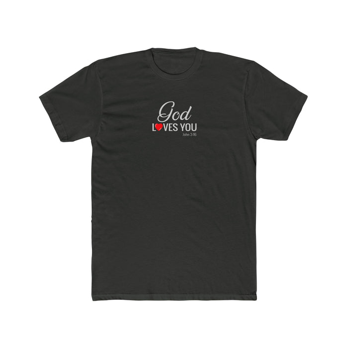 God Loves You Unisex Cotton Crew Tee