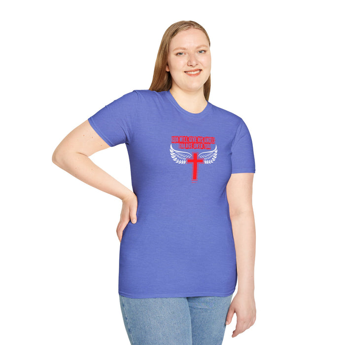 God Will Give His Angels Charge Over You Women’s Unisex Softstyle T-Shirt
