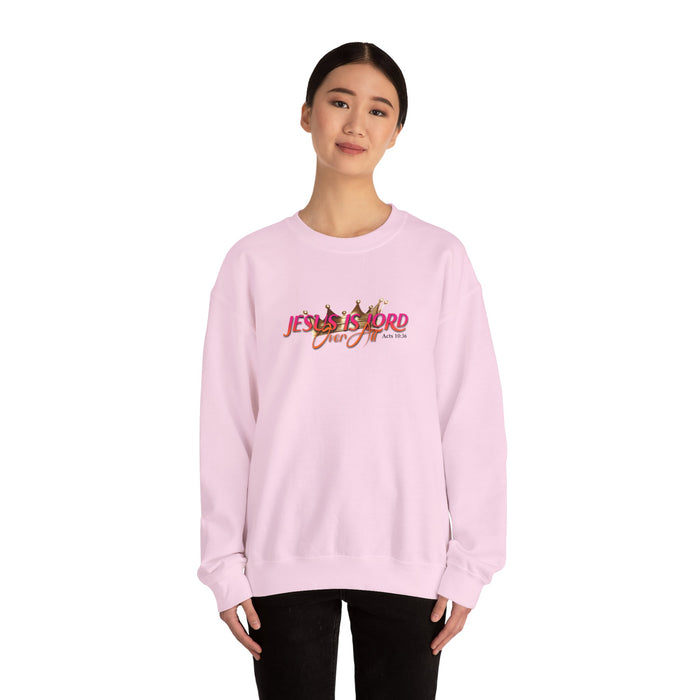 Jesus is Lord Over All Unisex Heavy Blend™ Crewneck Sweatshirt