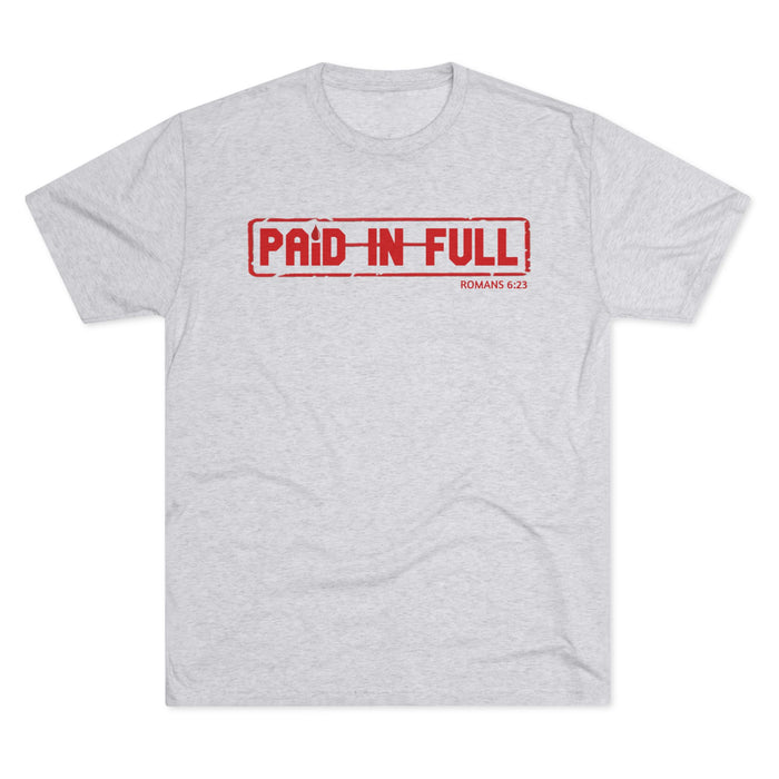 Paid In Full T‑Shirt — Christian Faith Romans 6:23 Tee