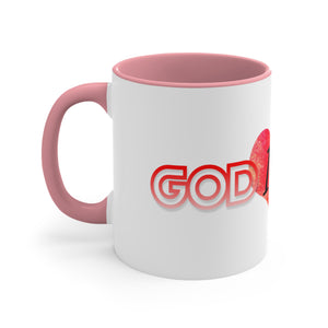 God is Love Accent Coffee Mug, 11oz