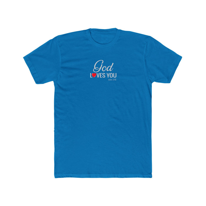 God Loves You Unisex Cotton Crew Tee
