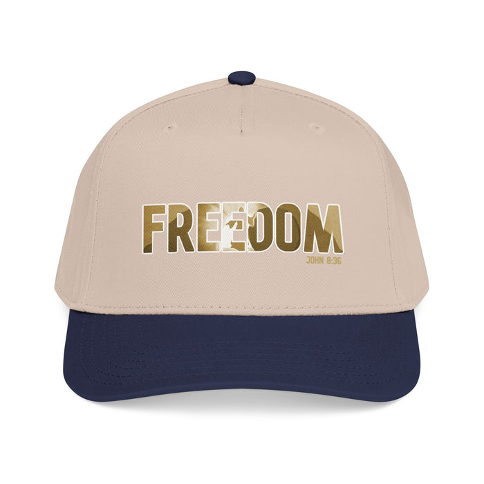 Freedom Embroidered Baseball Cap — Vintage Distressed Military-Inspired Hat