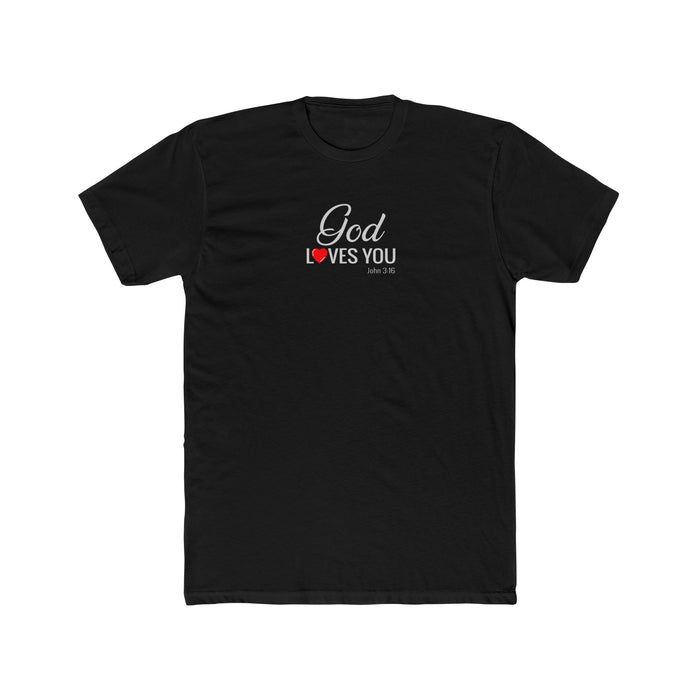 God Loves You Unisex Cotton Crew Tee
