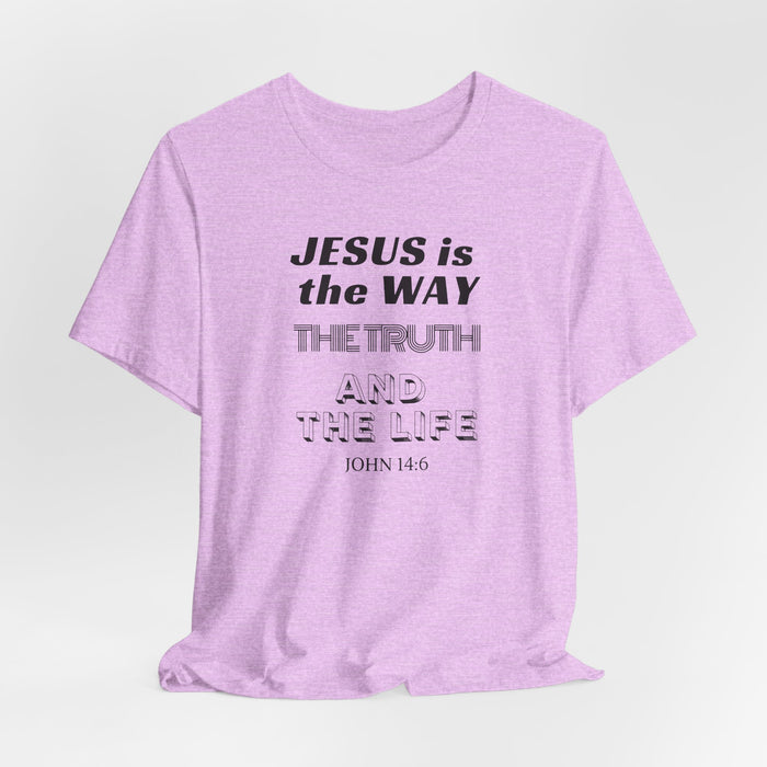 Jesus Is The Way Tee — John 14:6 Christian Faith T‑Shirt