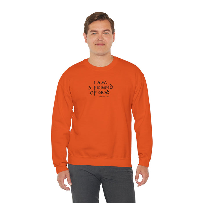 I Am A Friend Of God Men Unisex Heavy Blend™ Crewneck Sweatshirt