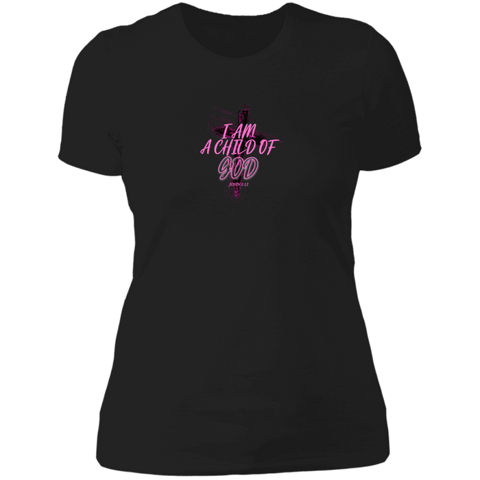 I Am a Child of God Ladies Boyfriend Tee Shirt