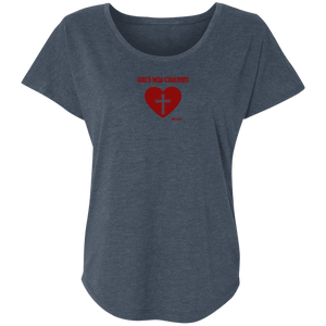 God’s New Covenant Ladies Triblend Dolman Tee