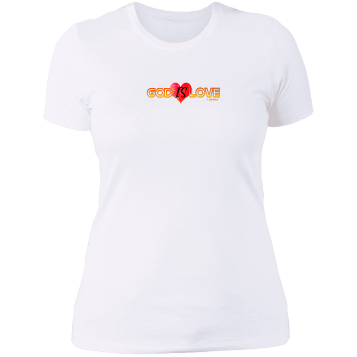 God is Love Ladies Boyfriend Tee