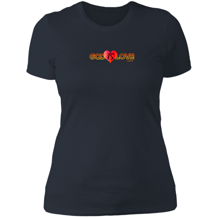 God is Love Ladies Boyfriend Tee