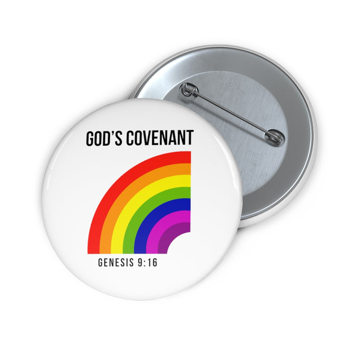 God's Covenant Custom Pin Buttons