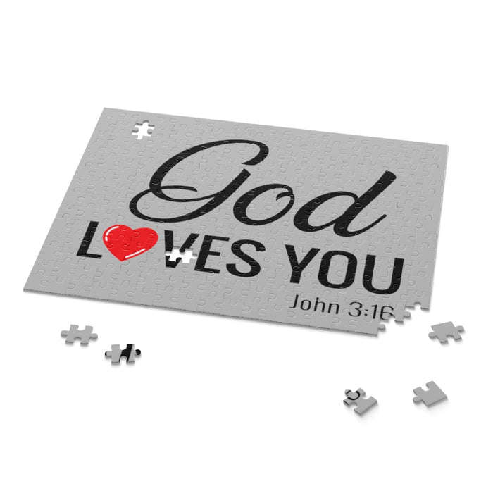 God Loves You Puzzle (120, 252, 500-Piece)