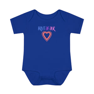 Fruit of our Heart Infant Rib Body Suit