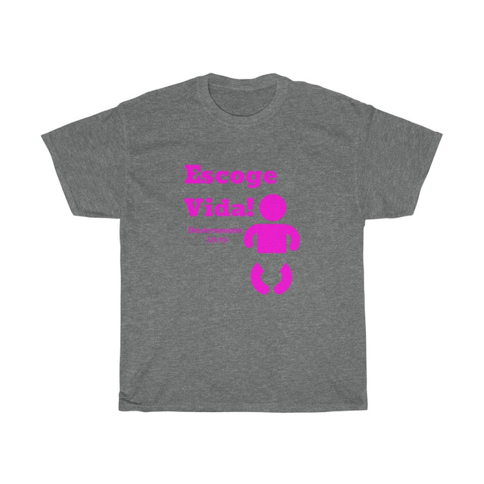 Escoge Vida Women’s Unisex Heavy Cotton Tee