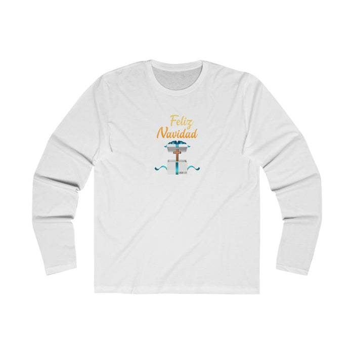 Feliz Navidad Men's Long Sleeve Crew Tee