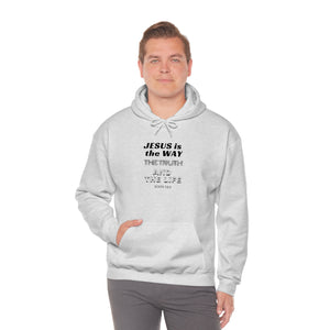 Jesus Is The Only Way Men’s Unisex Heavy Blend™ Hooded Sweatshirt