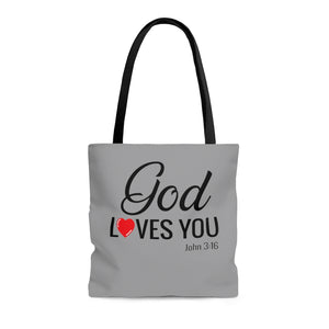 God Loves You Tote Bag
