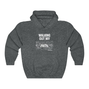 Walking Out My Faith Men’s Unisex Heavy Blend™ Hooded Sweatshirt