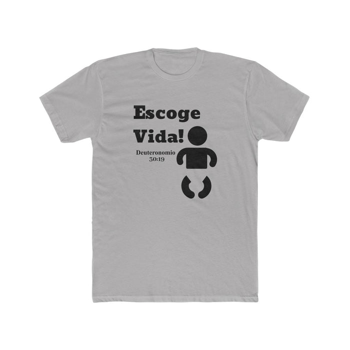 Escoge Vida Men's Cotton Crew Tee