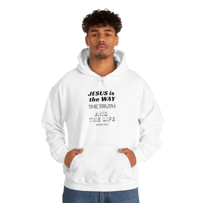 Jesus Is The Only Way Men’s Unisex Heavy Blend™ Hooded Sweatshirt