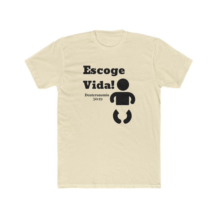 Escoge Vida Men's Cotton Crew Tee