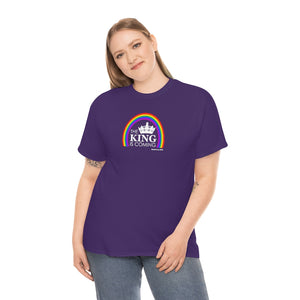 The King is Coming Women’s Unisex Heavy Cotton Tee