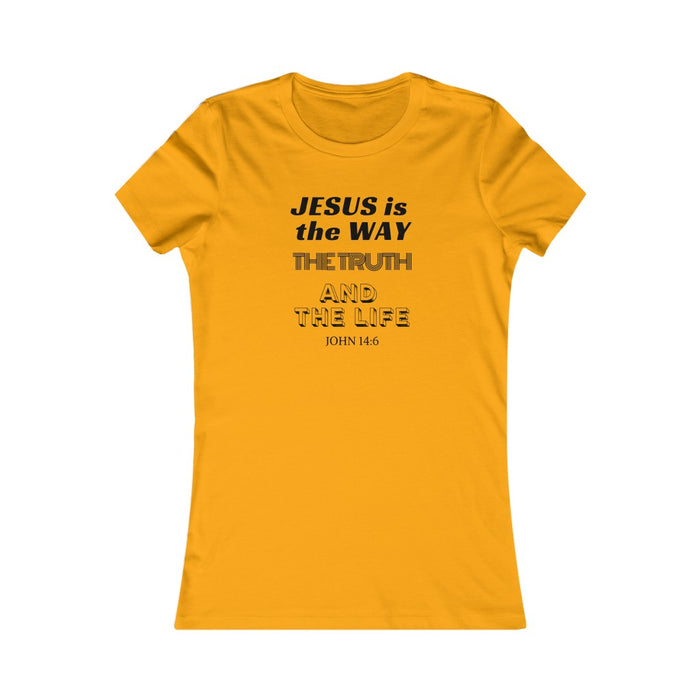 Jesus Is The Way Women's Favorite Tee