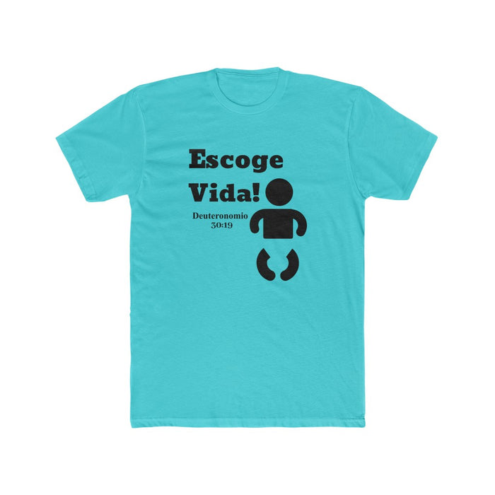 Escoge Vida Men's Cotton Crew Tee