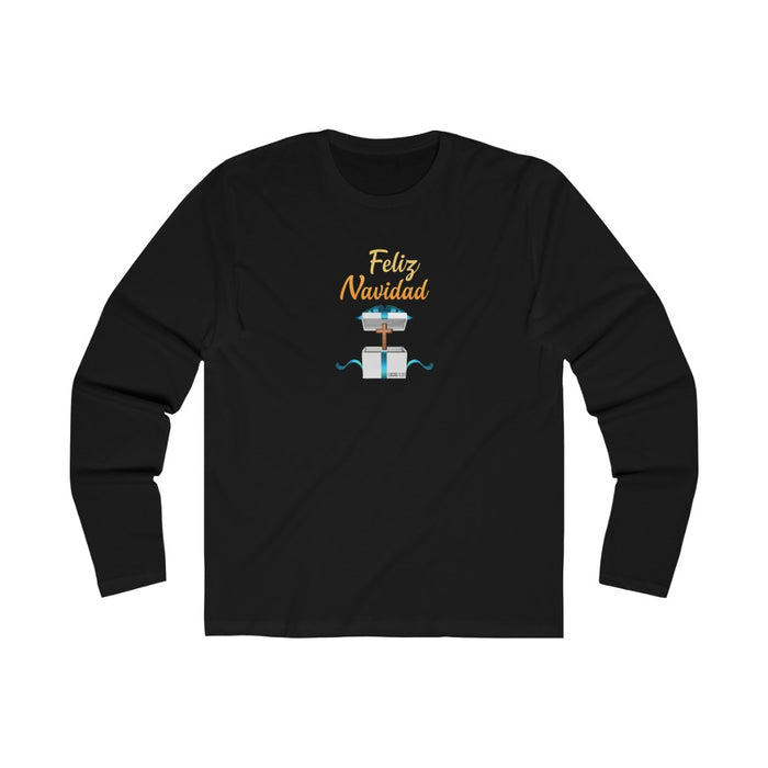 Feliz Navidad Men's Long Sleeve Crew Tee