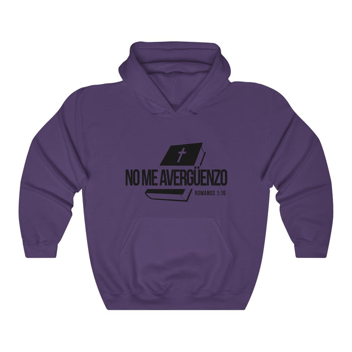 Ne Me Avergüenzo Christian Faith Based Hooded Sweatshirt