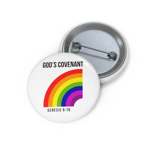 God's Covenant Custom Pin Buttons