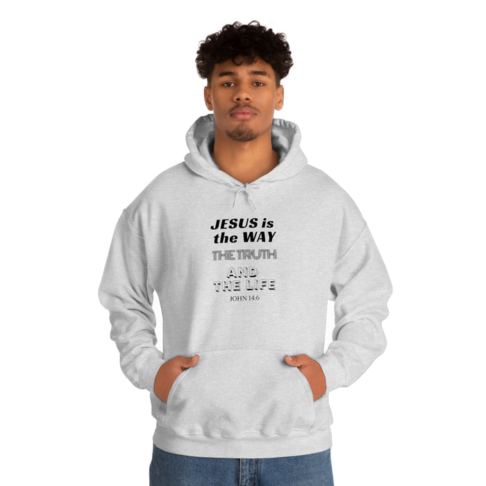 Jesus Is The Only Way Men’s Unisex Heavy Blend™ Hooded Sweatshirt